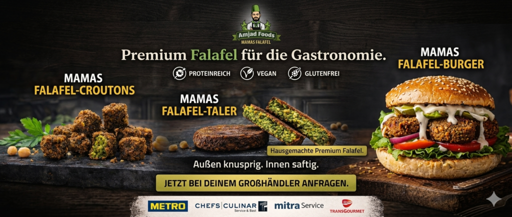 Mamas Falafel Produkte Gastro